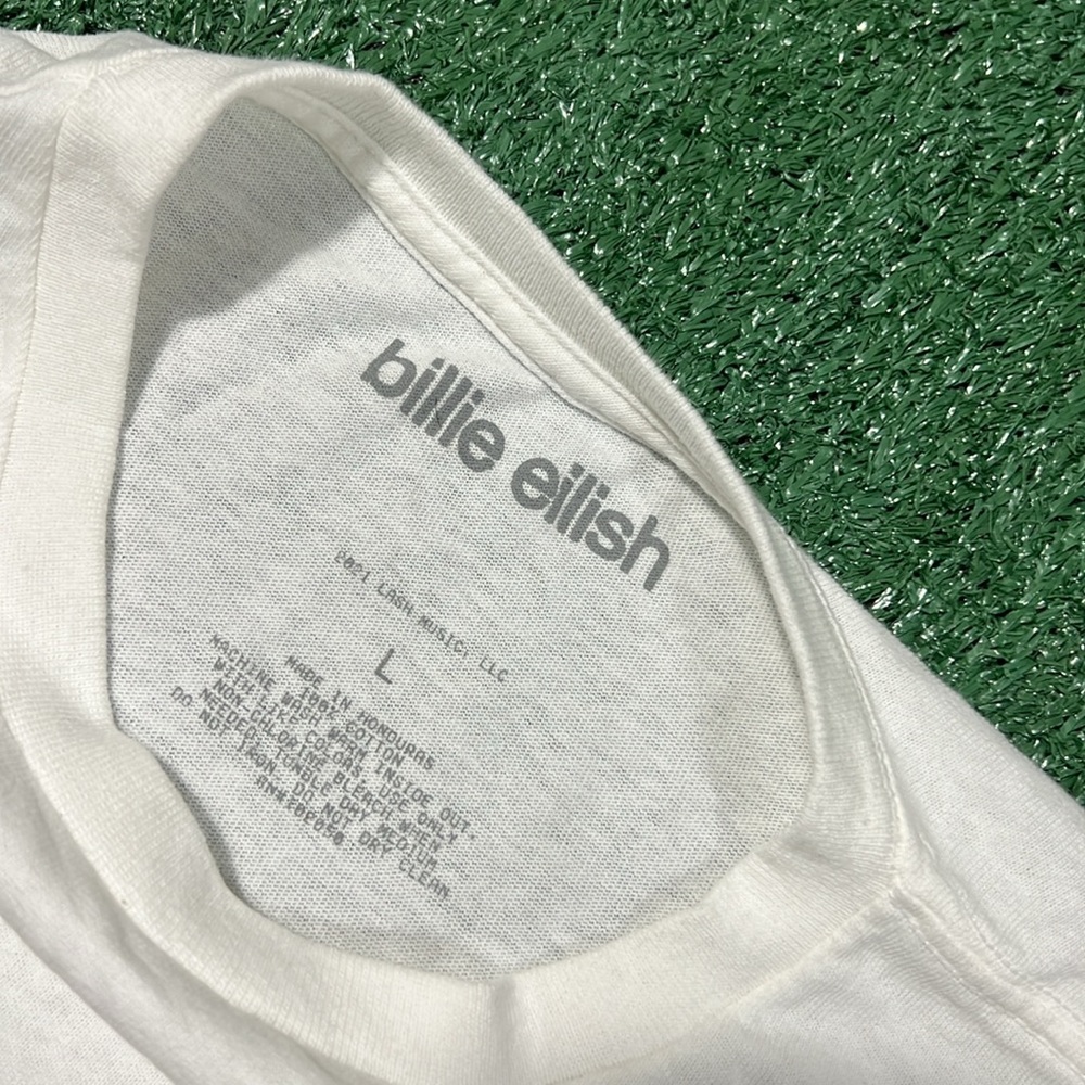 Billie Eilish Happier Than Ever T-shirt Sz L - Picture 3 of 3